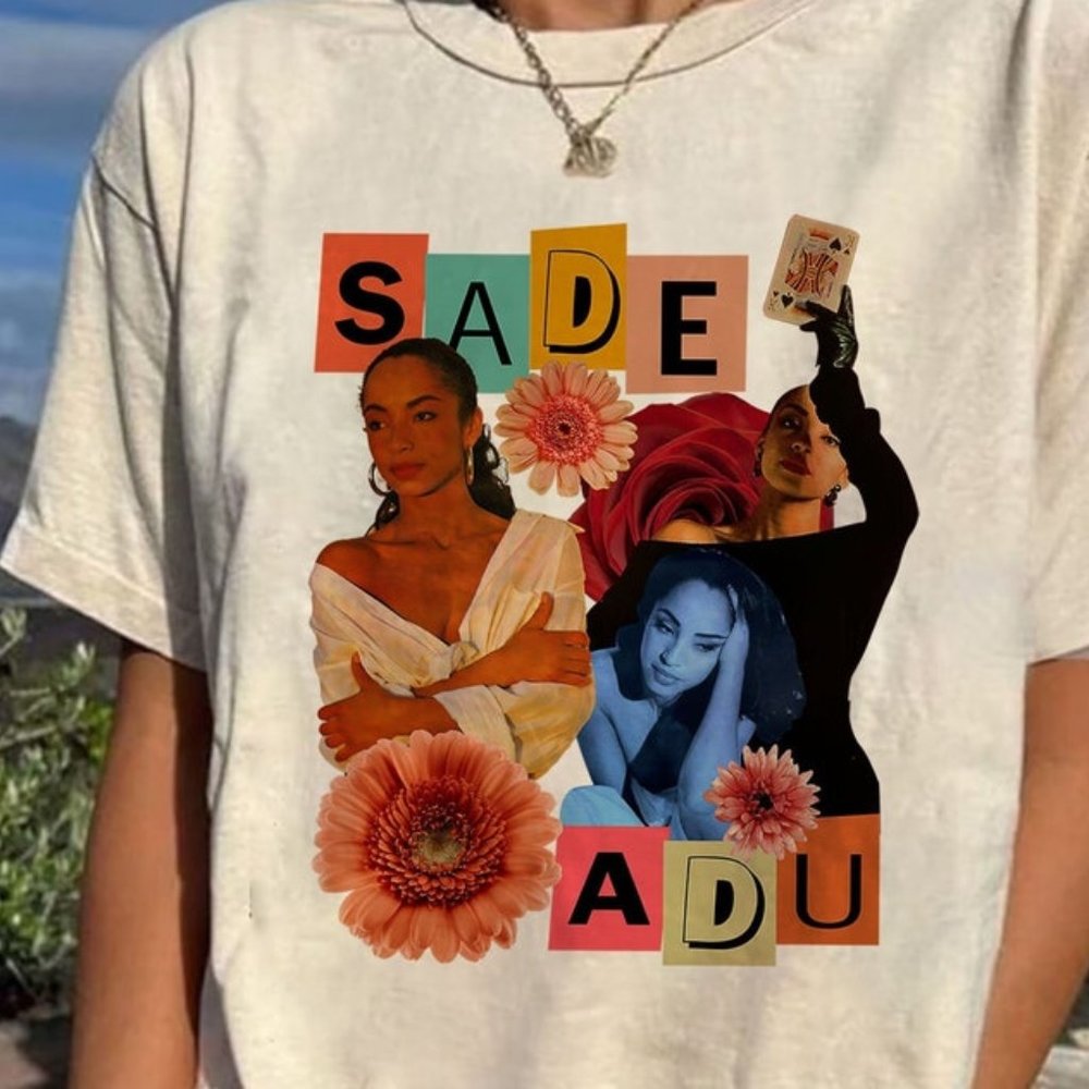 Sade Adu Tshirt, Sade Tour Crewneck Vintage Tshirt, Sade Adu Graphic Shirt, Sade